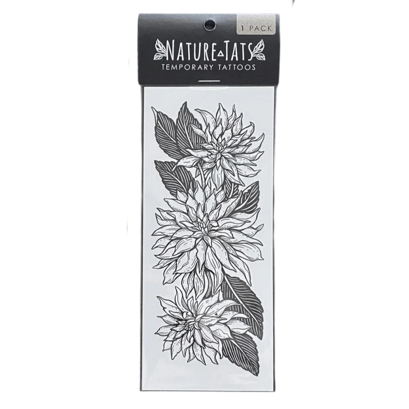 Dahlia Temporary Tattoo