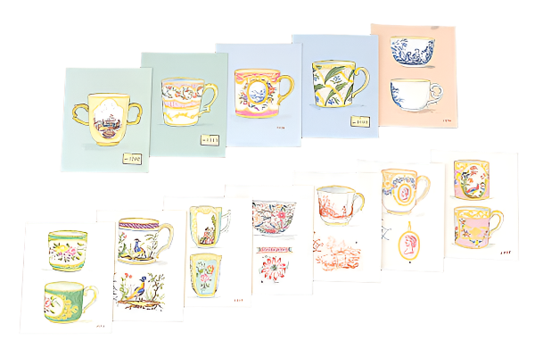 A Teacup Collection Notecard Set