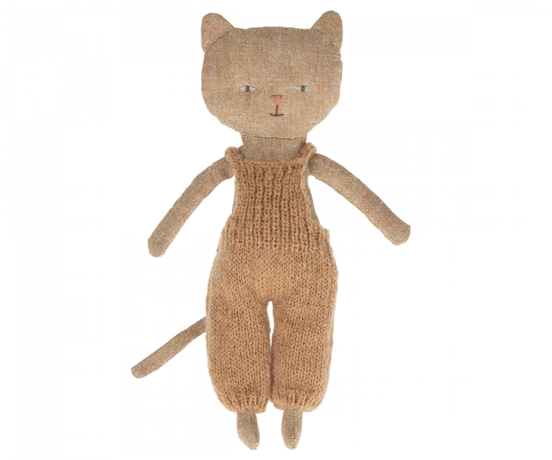 Kitten in Ginger Overalls