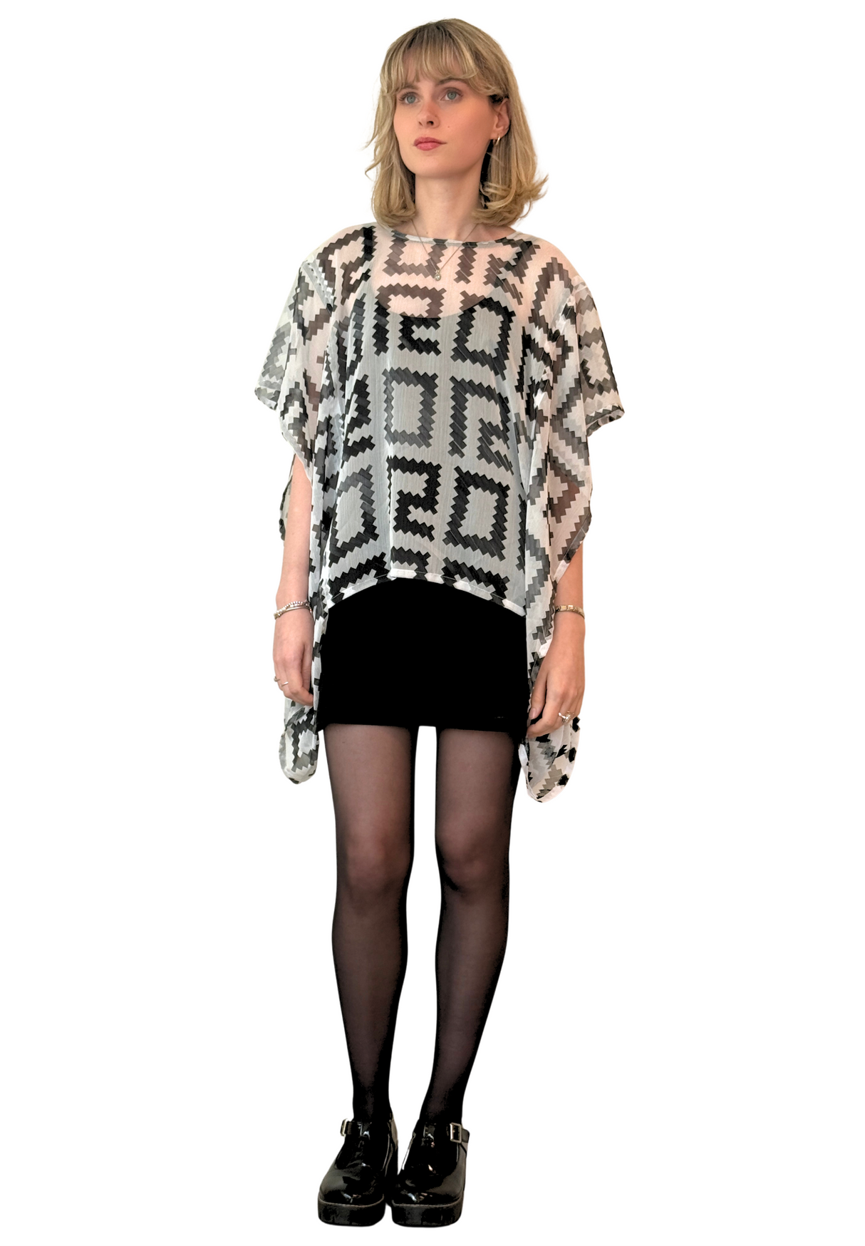 Oro Huipil Blouse