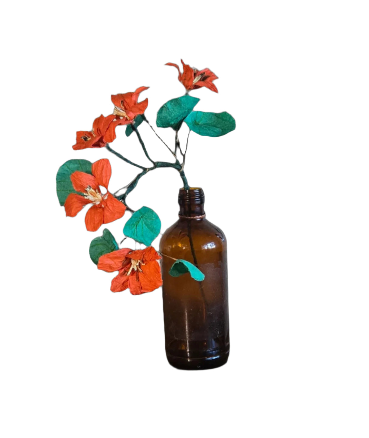 Nasturtium Trail Paper Flowers