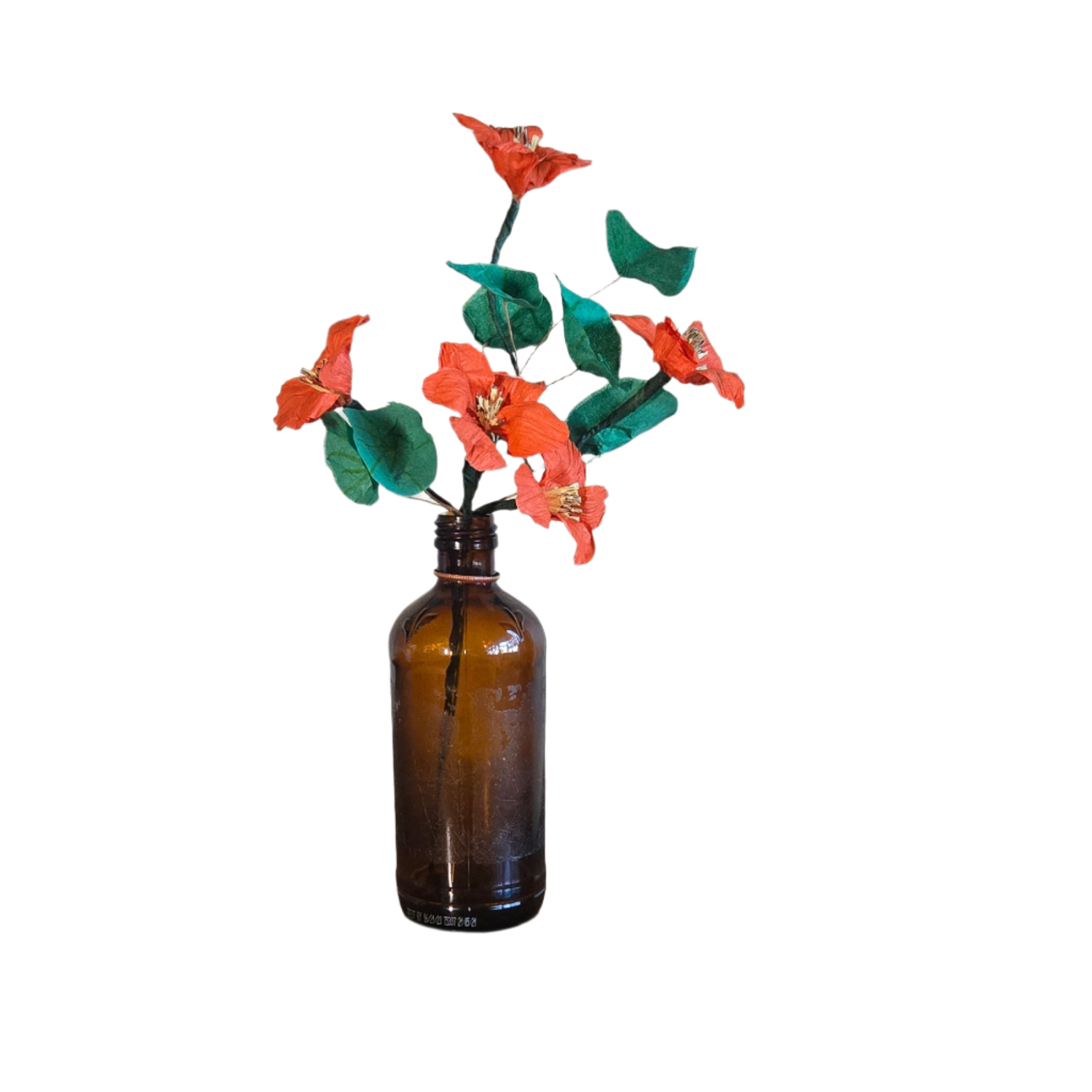 Nasturtium Cluster Paper Flowers