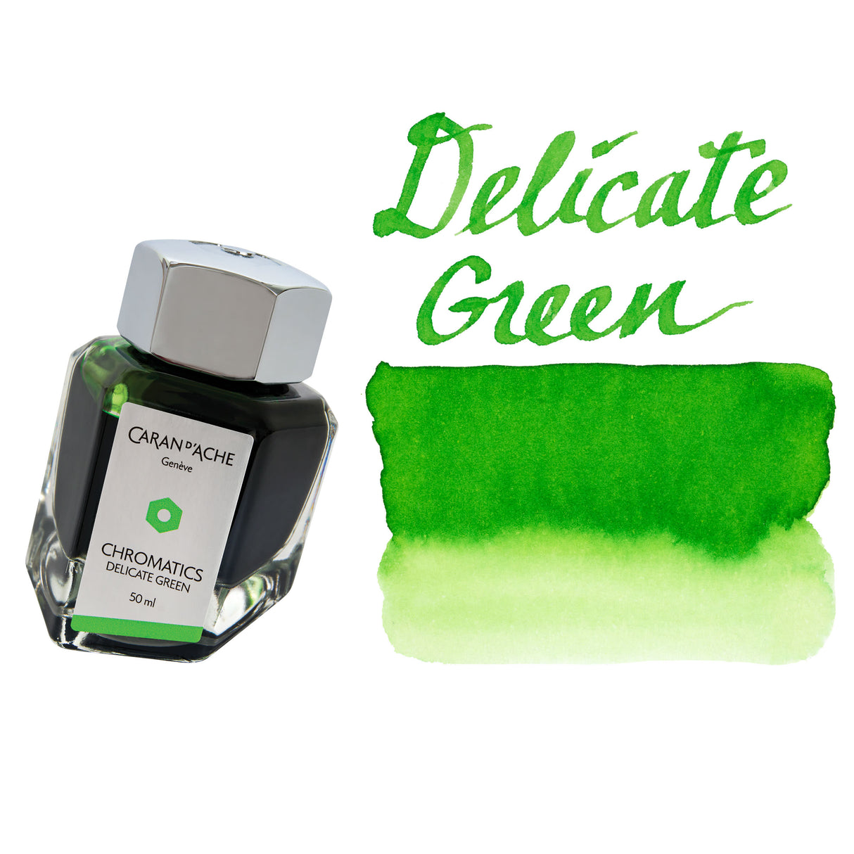Delicate Green Ink Bottle