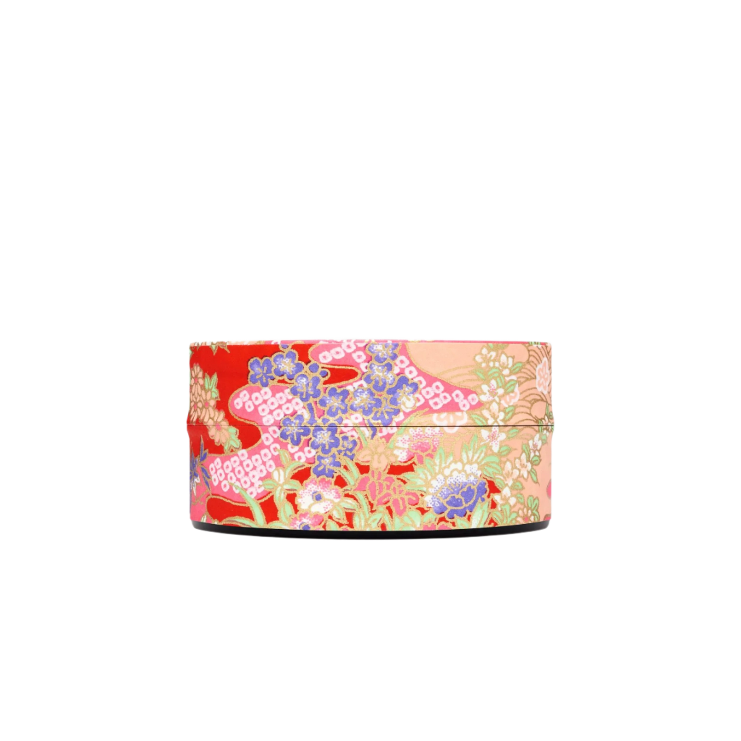 Red & Mint Floral Keepsake Tin