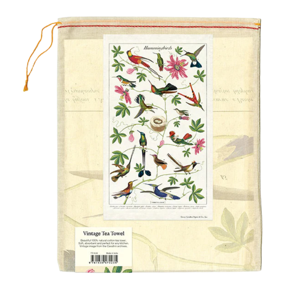 Hummingbirds Tea Towel