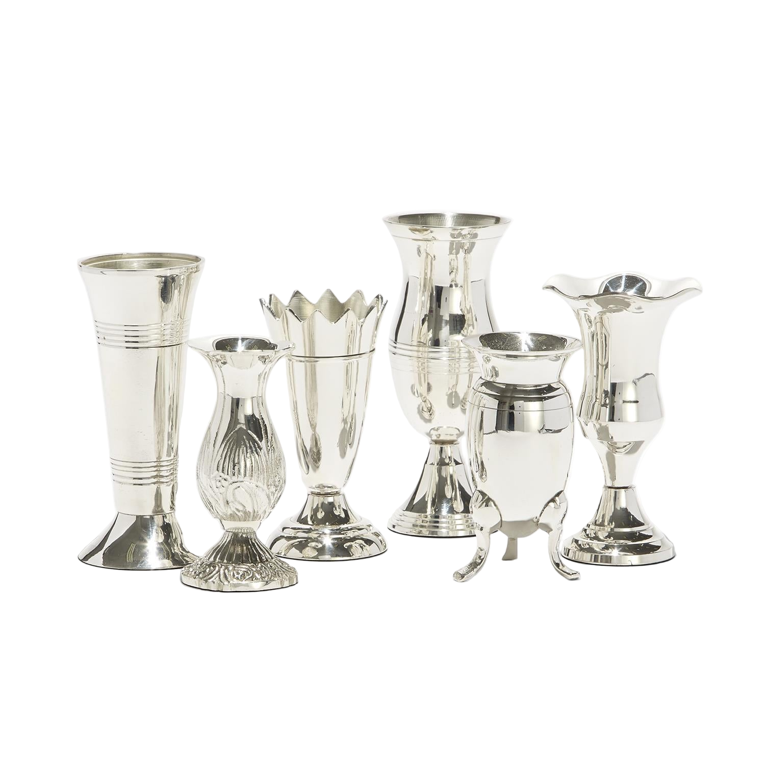 Antique-Style Silver Vase