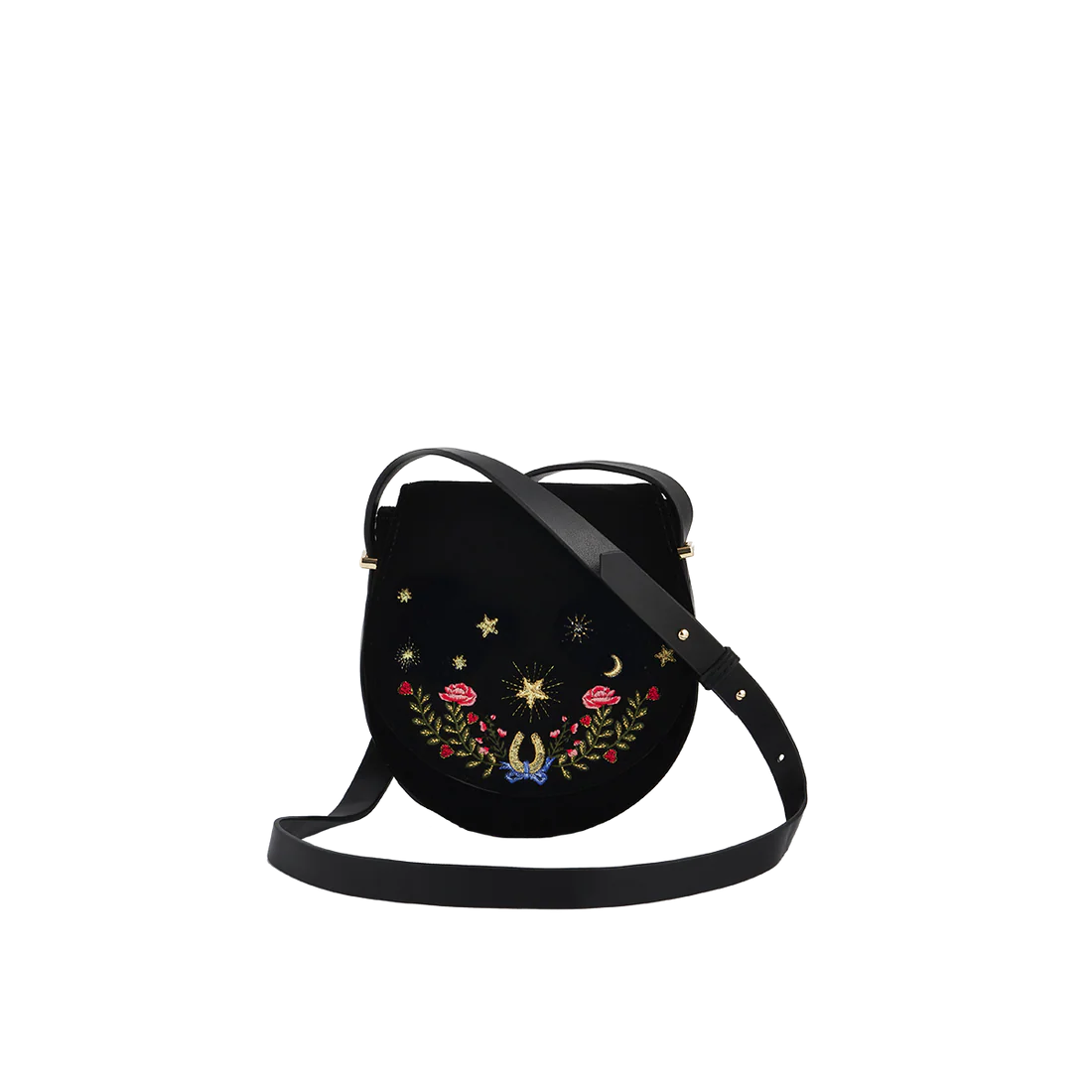 Dove & Floral Star Saddle Bag