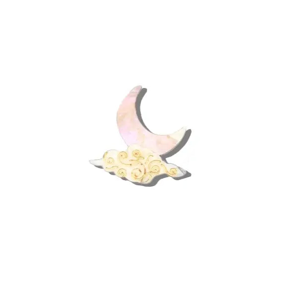 Celestial Moon Tech Charm