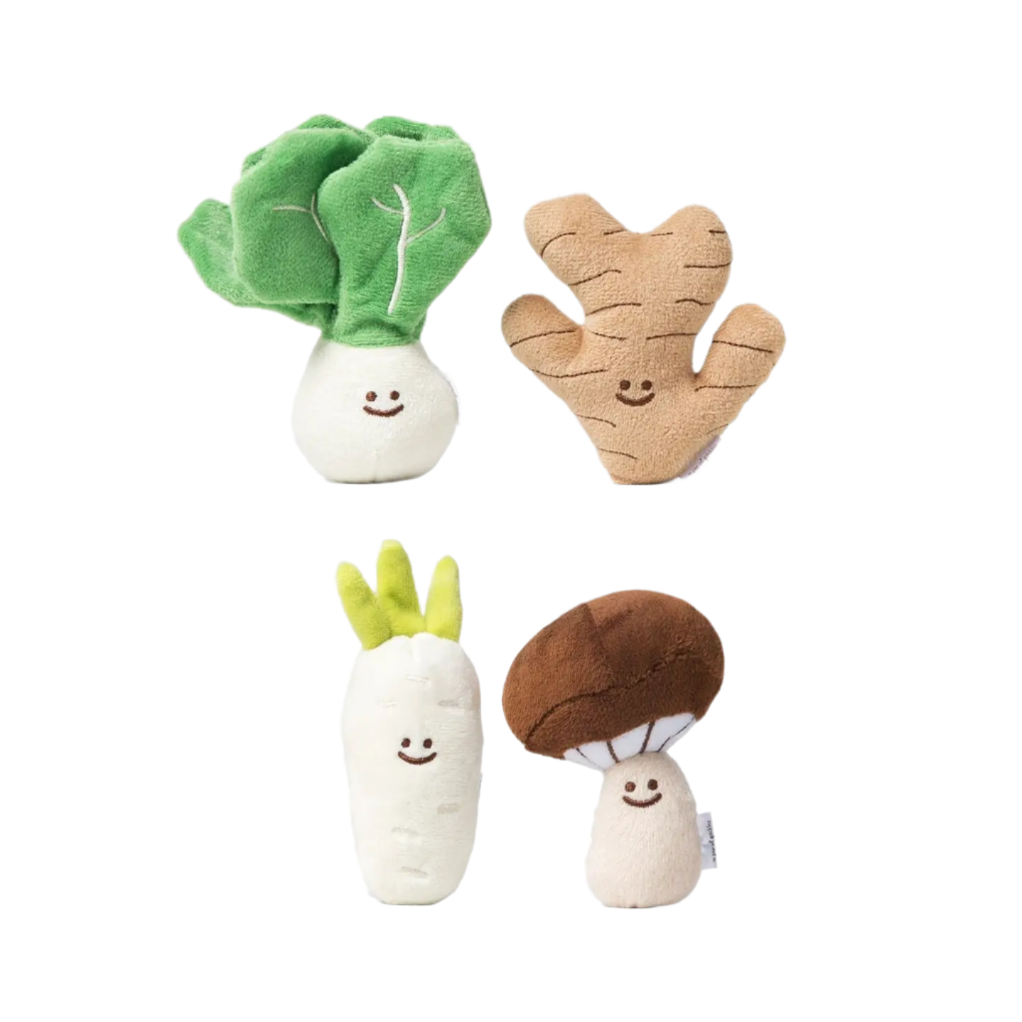 Mini Vegetable Plushie Set