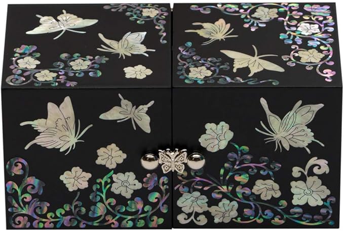 Butterfly Cube Jewelry Box