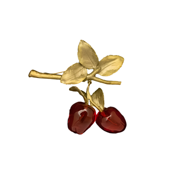 Red Delicious Apple Brooch