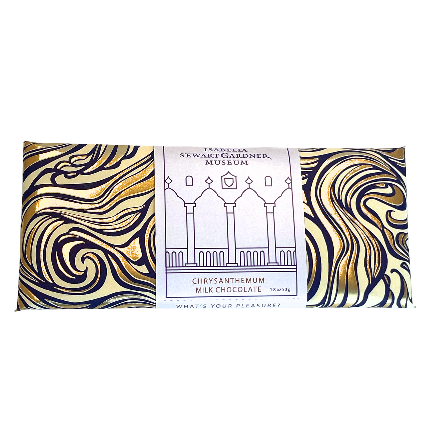 Chrysanthemum Milk Chocolate Bar