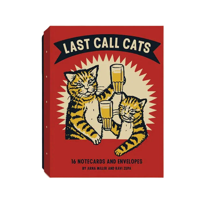 Last Call Cats Boxed Notecard Set