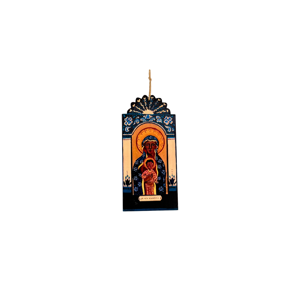 Black Madonna Retablo Ornament