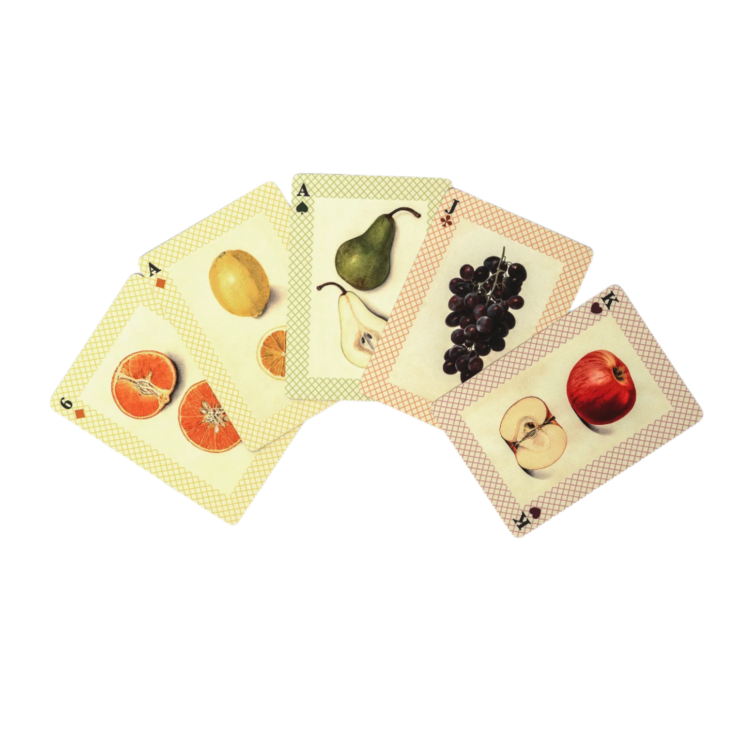 Watercolor Fruits Single Playing Card Deck