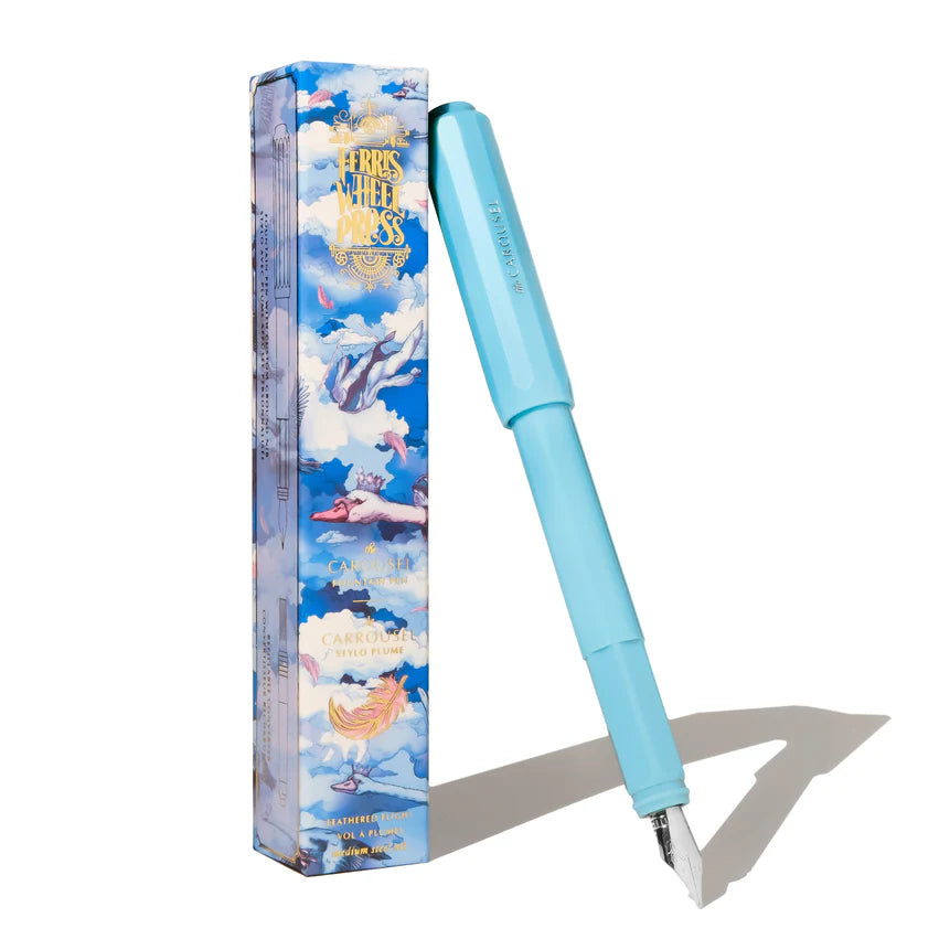 The Carousel Fountain Pen Medium Nib: Feathered Flight