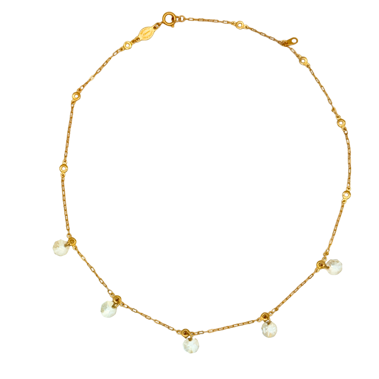 Gold & Crystal Necklace