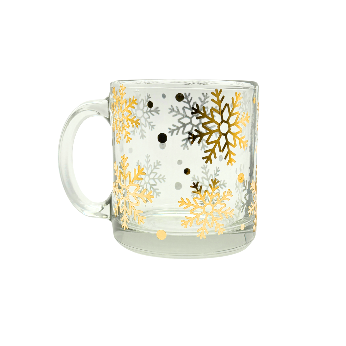 Golden Snowflakes Mug