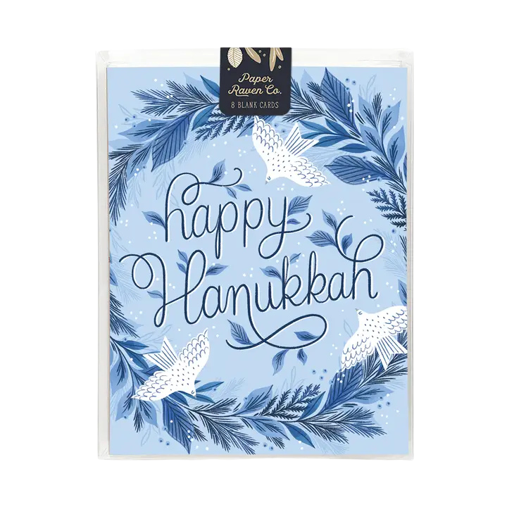 Hanukkah Wreath Notecard Set