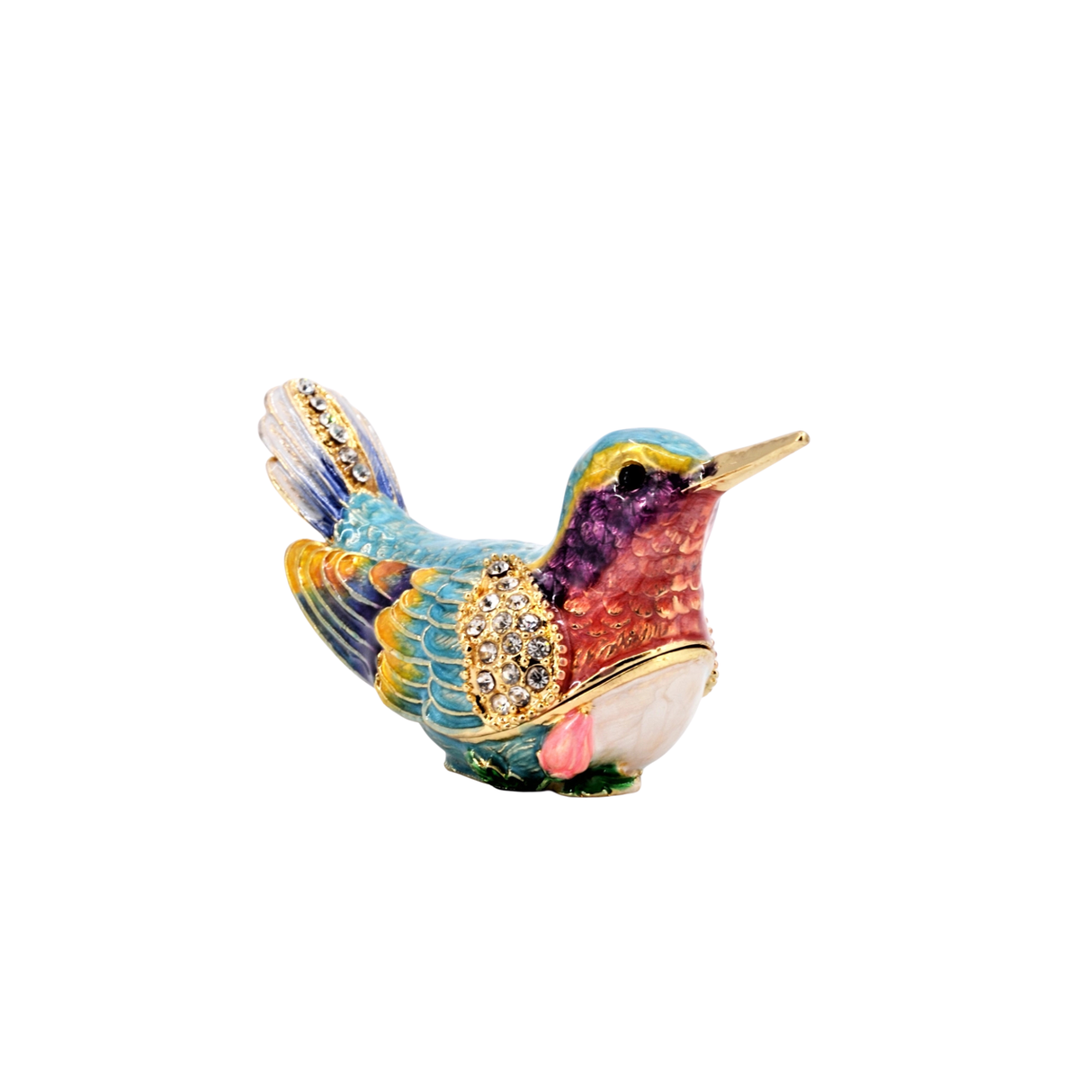 Bejeweled Hummingbird Box