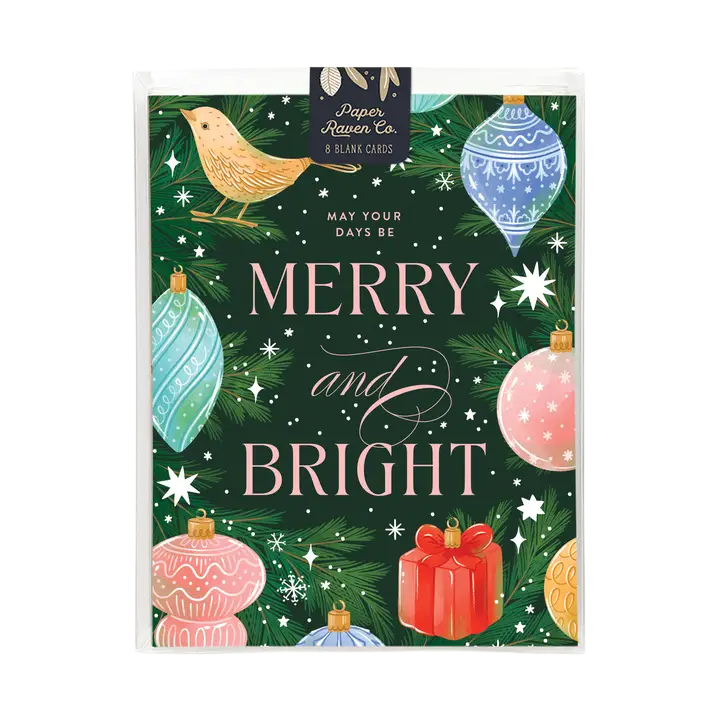 Merry and Bright Holiday Notecard Set