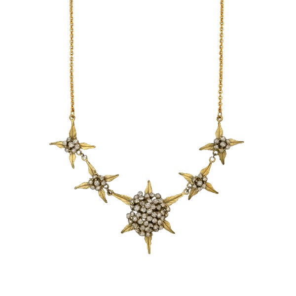 Queen Anne's Lace Statement Necklace