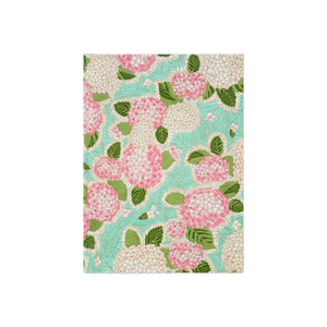 Pink Hydrangea & Mint Notebook