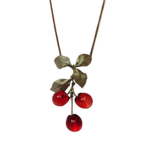 Morello Cherry Pendant Necklace