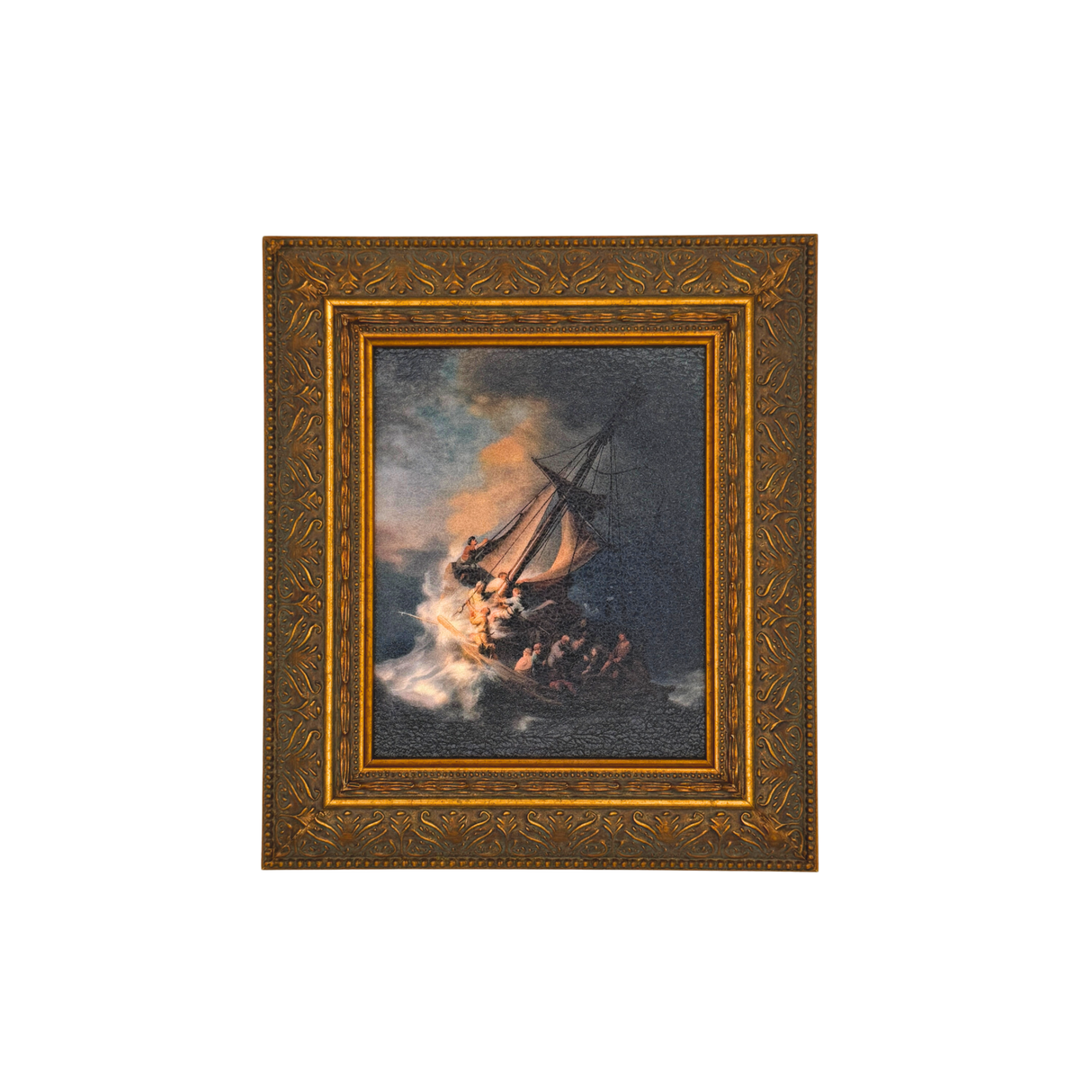 Storm on the Sea Framed Postcard