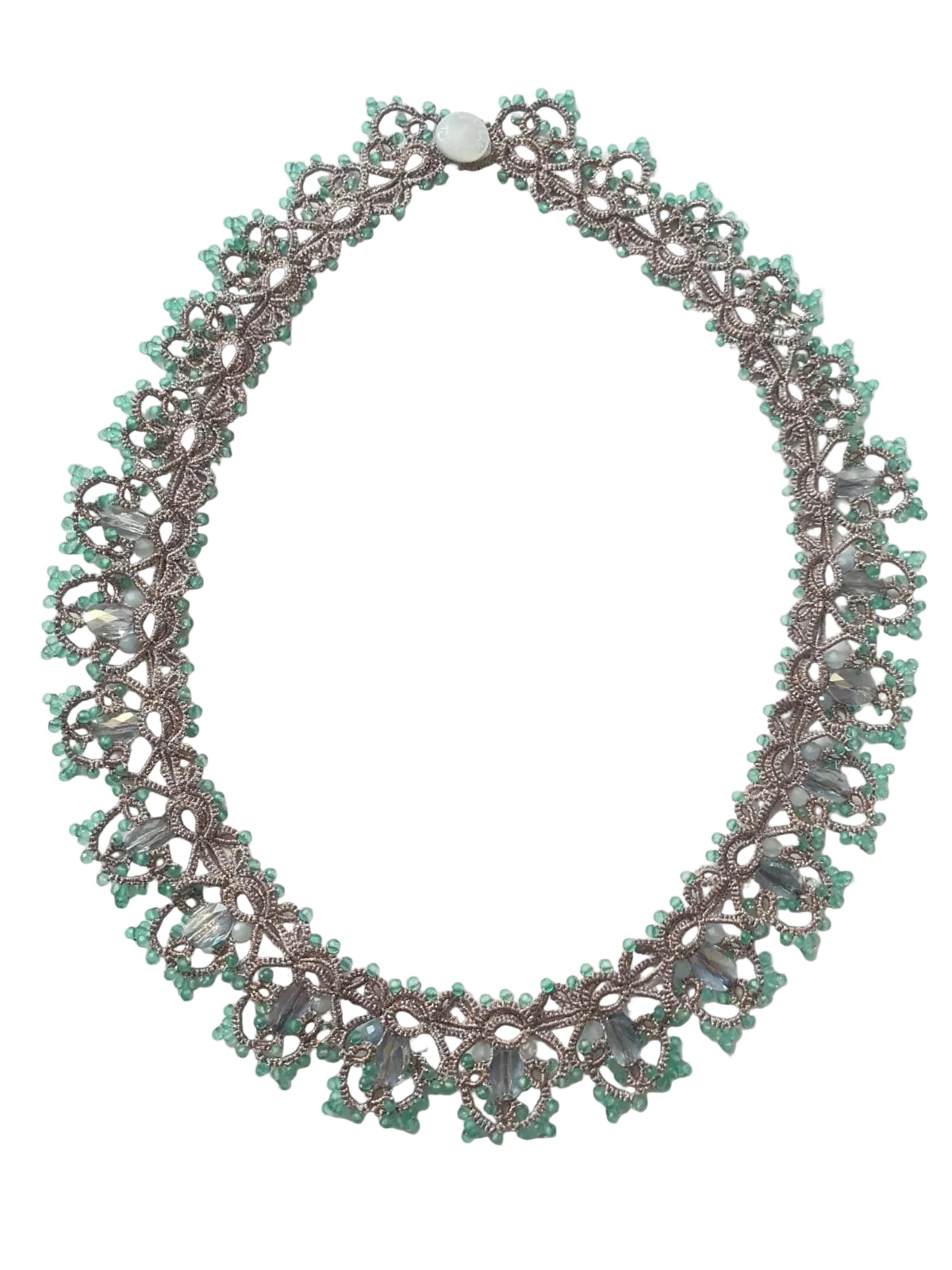 Tissa Emerald & Aquamarine Necklace