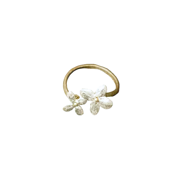 White Hydrangea Ring
