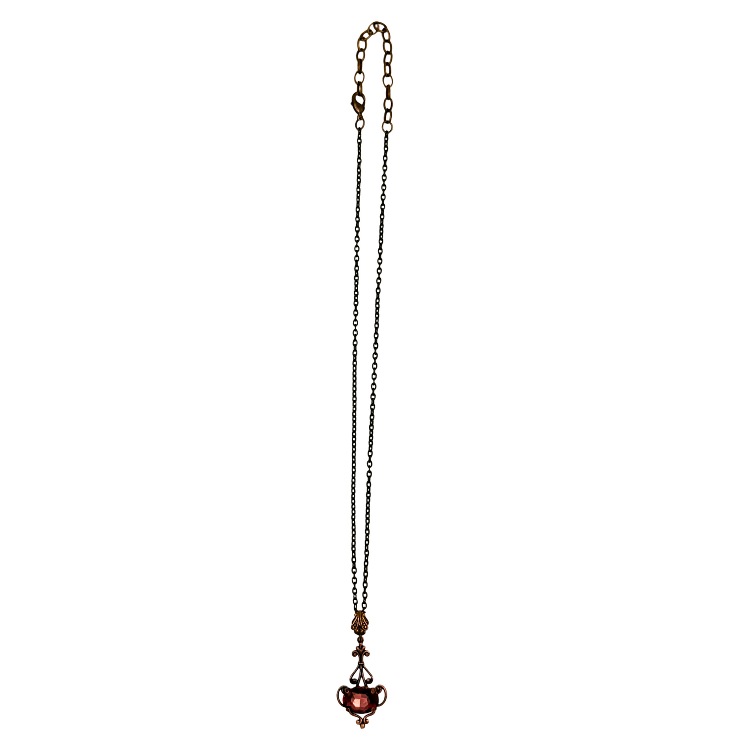 Vintage Wine Crystal Necklace