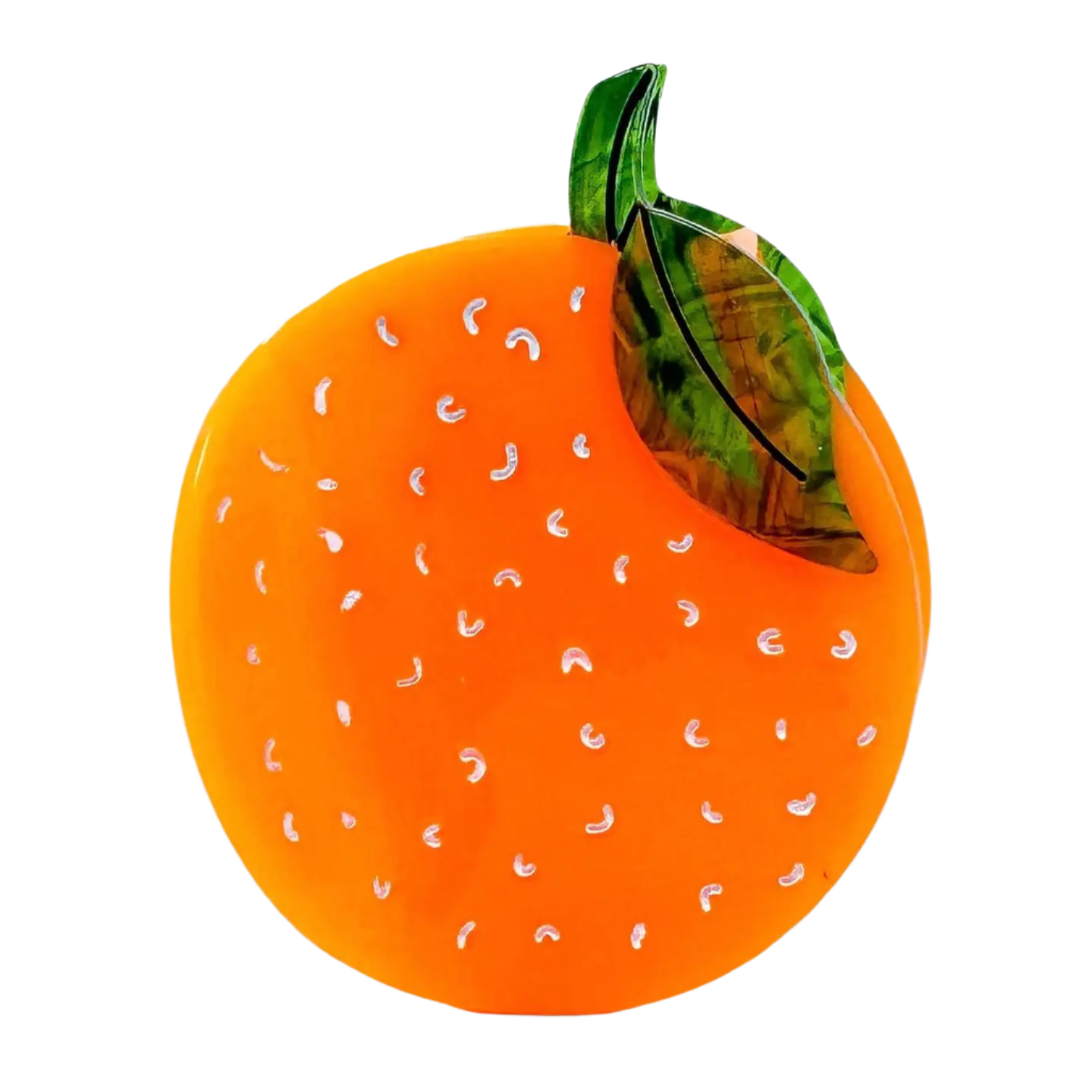 Orange Hair Clip