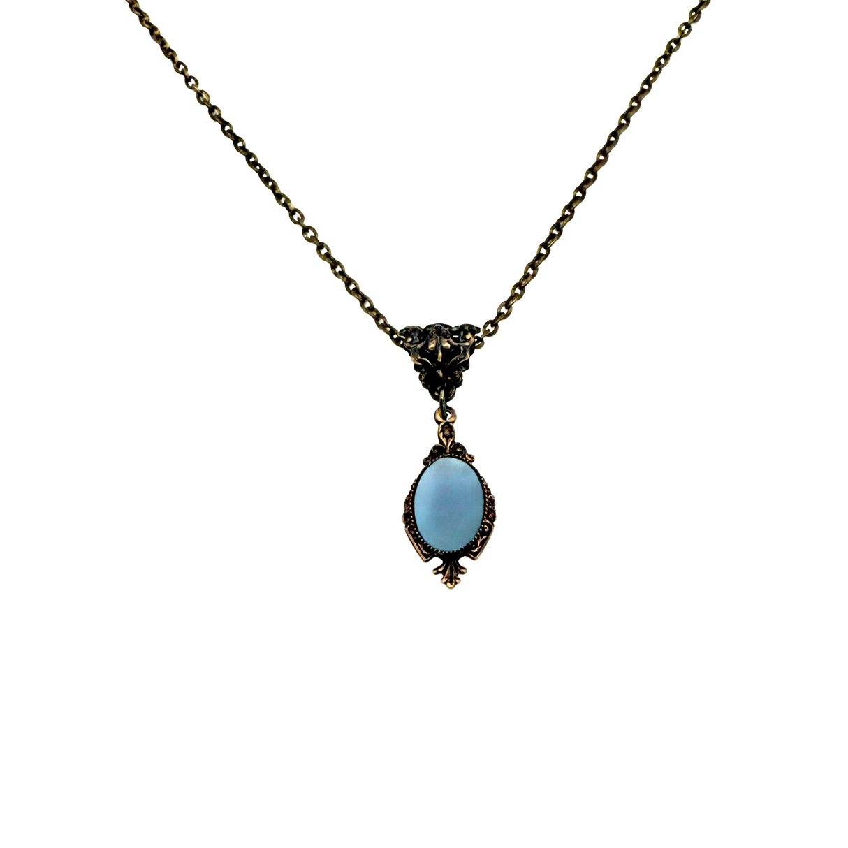 Angelite Gemstone Necklace