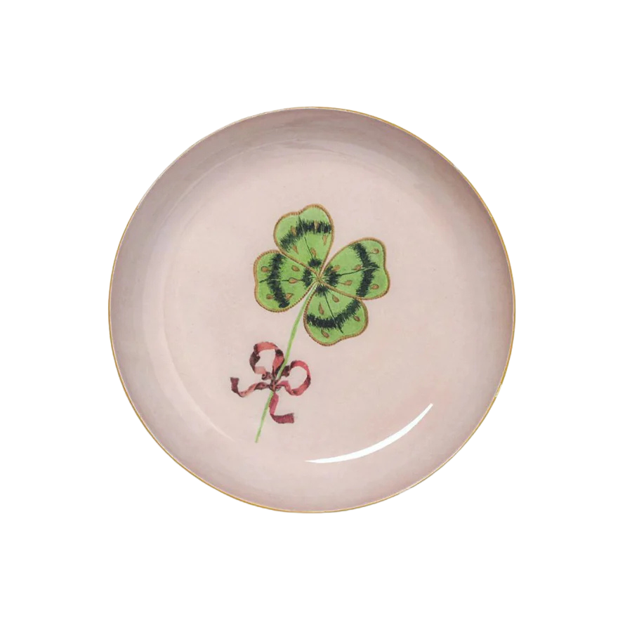 Clover Enamel Tray