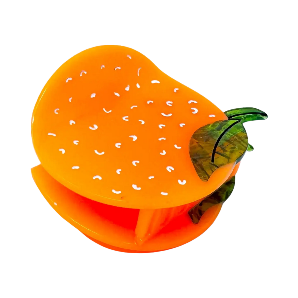 Orange Hair Clip