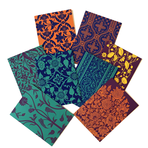Floral Patterns of India Notecard Set
