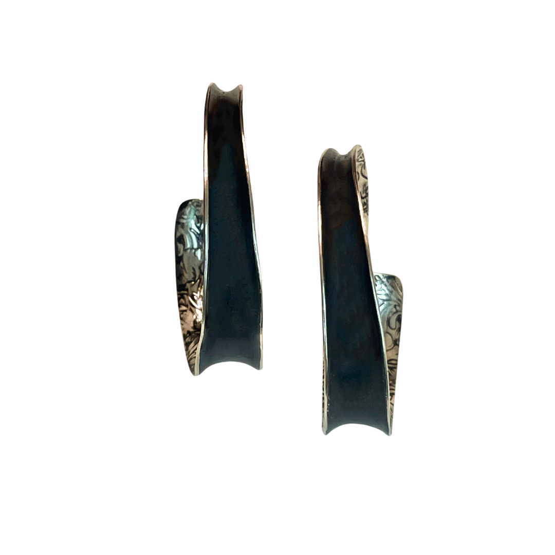 Symmetry Spiral Hoop Earrings