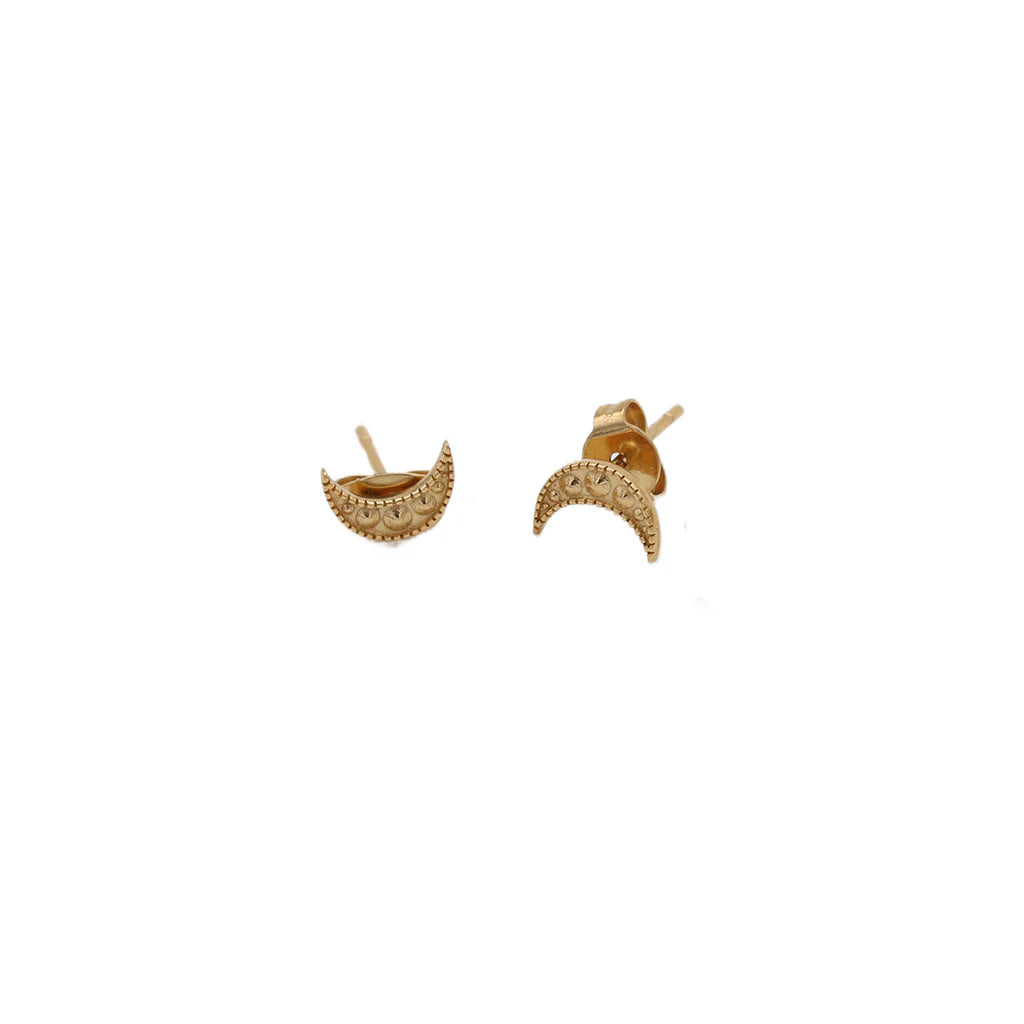 Sacha Moon Studs