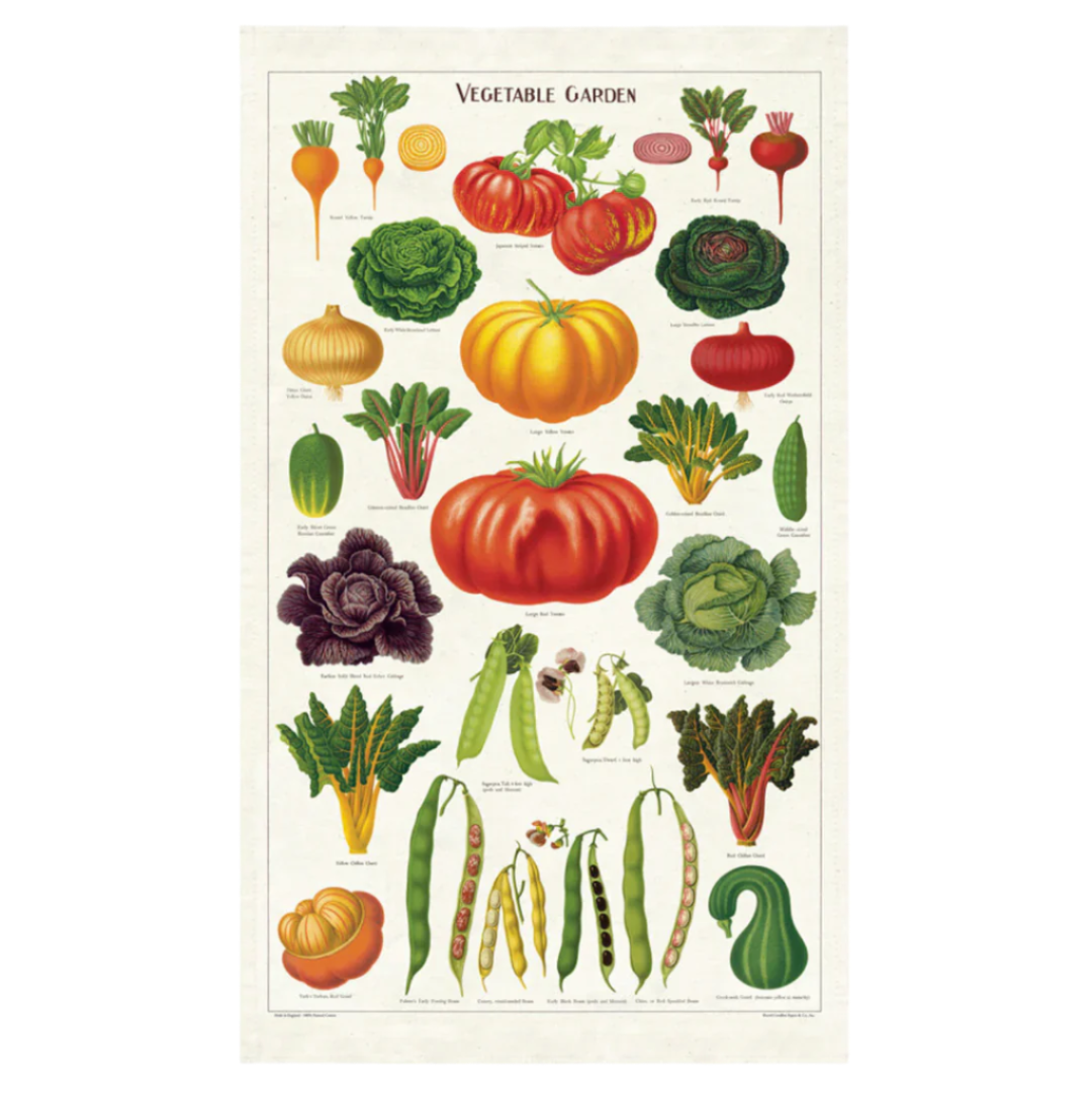 Vegetable Garden Tea Towel