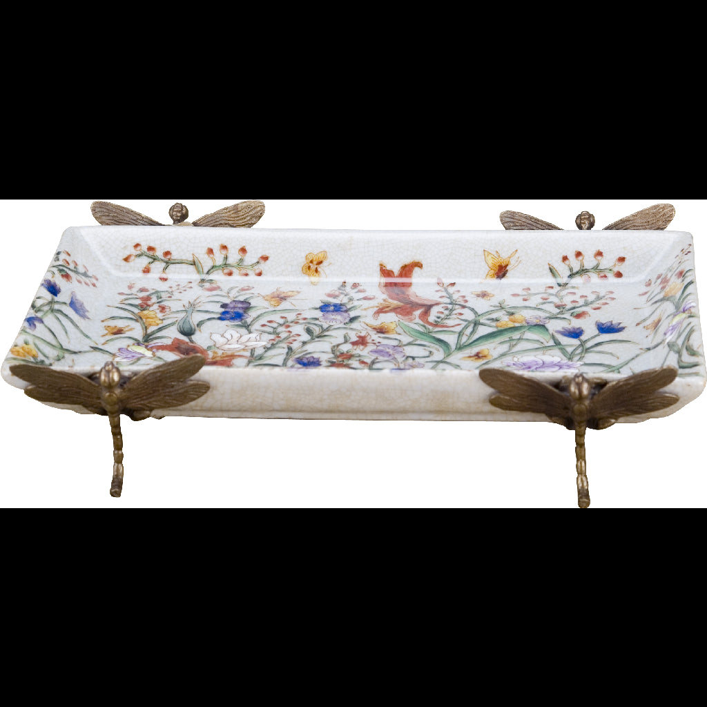 Gloria Dragonflies Tray