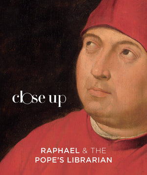 Book Cover of "The Pope's Librarian" Painting of Tommaso Inghirami by Raphael