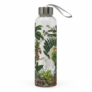 Egret Island Glass Water Bottle