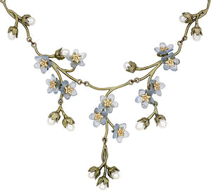 Forget-Me-Not Statement Necklace