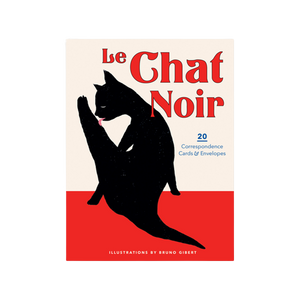 Le Chat Noir: 20 Correspondence Card Set