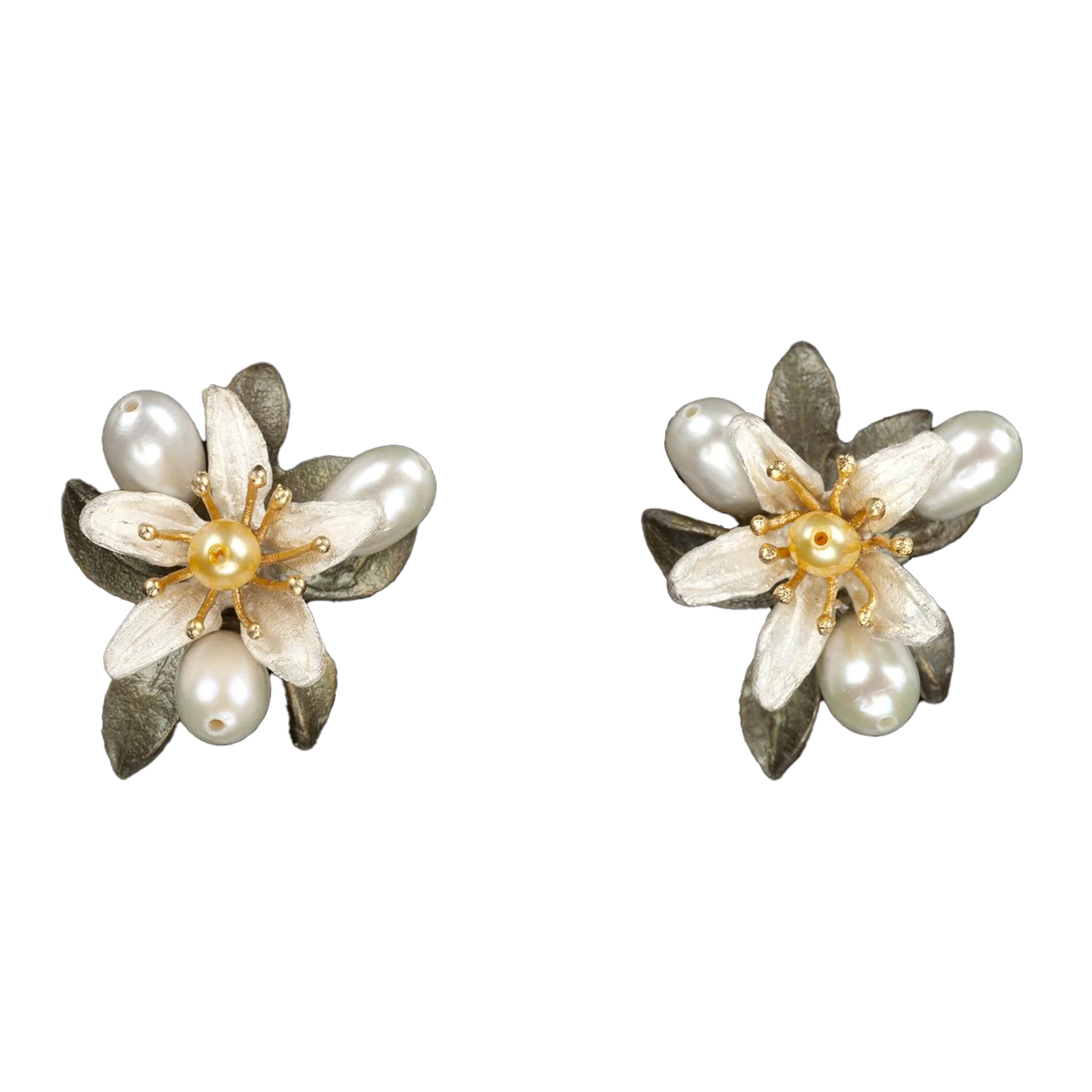Orange Blossom Clip-On Earrings – Gift at the Gardner