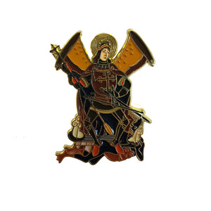 Saint Michael Archangel Enamel Pin