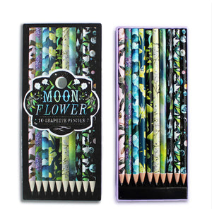 Moon Flower Graphite Pencil Set