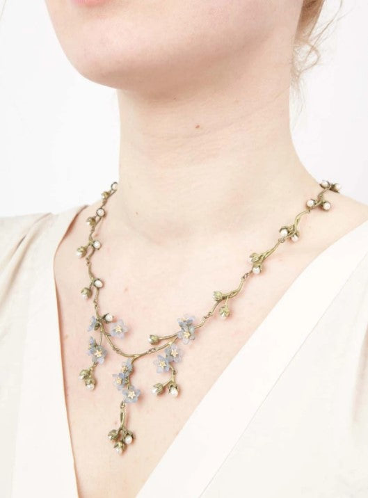 Forget Me Not Statement Necklace
