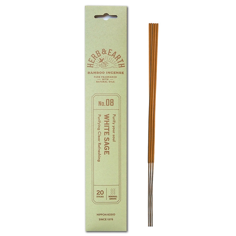 White Sage Bamboo Incense Pack